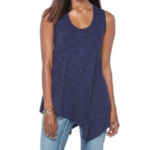 NWOT apt 9 tank top with an asymmetrical hem